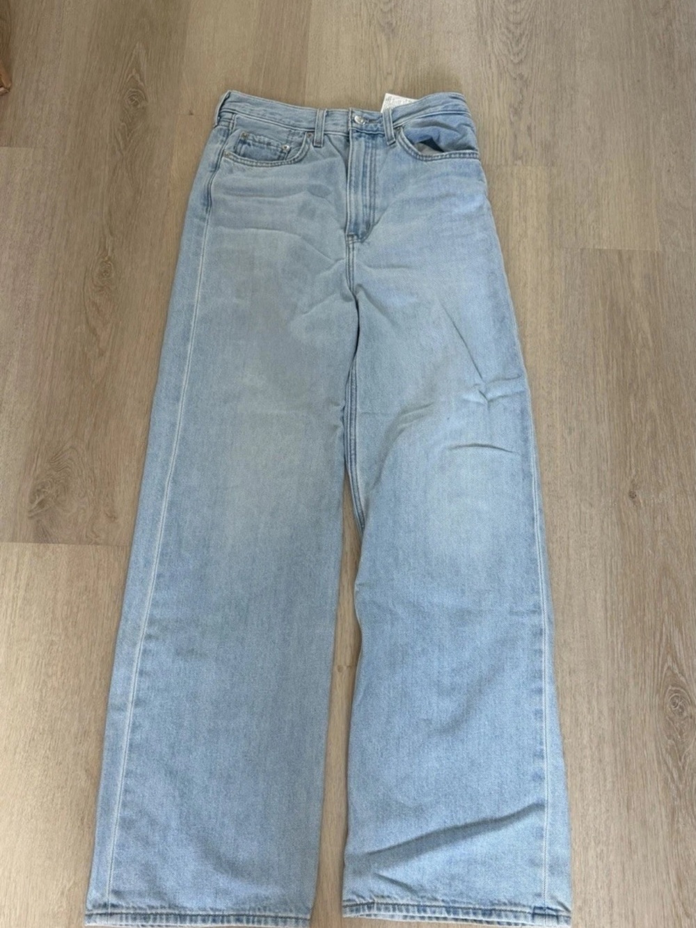 Levi's Light Blue High-Rise Wide Leg Jeans